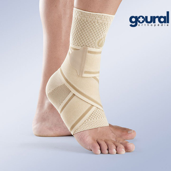 Visco-3D ligament ankle brace with Tobi-3D anti-varus elastic recall