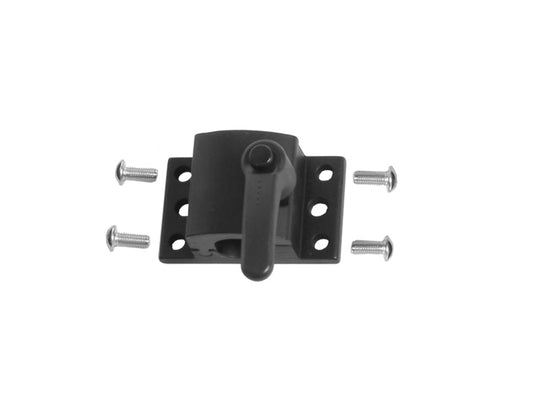 Collier de fixation compl. noir pour appui-tête pour fauteuil roulant