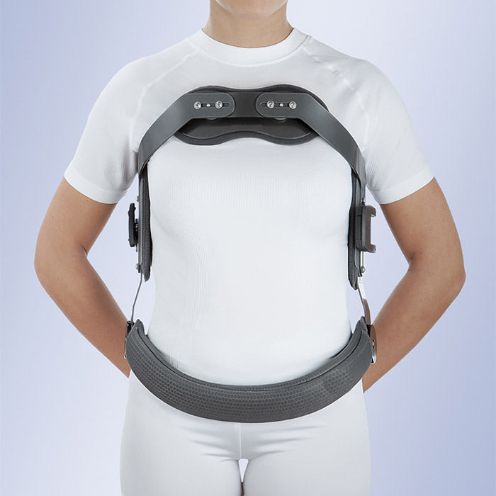SternoTech articulated Jewett corset three-dimensional sternal support