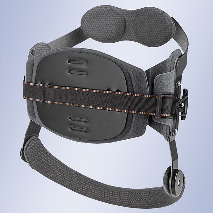 SternoTech articulated Jewett corset three-dimensional sternal support