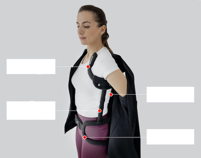 Corset dorso-lombaire de correction vertébrale renforcée Scoliose