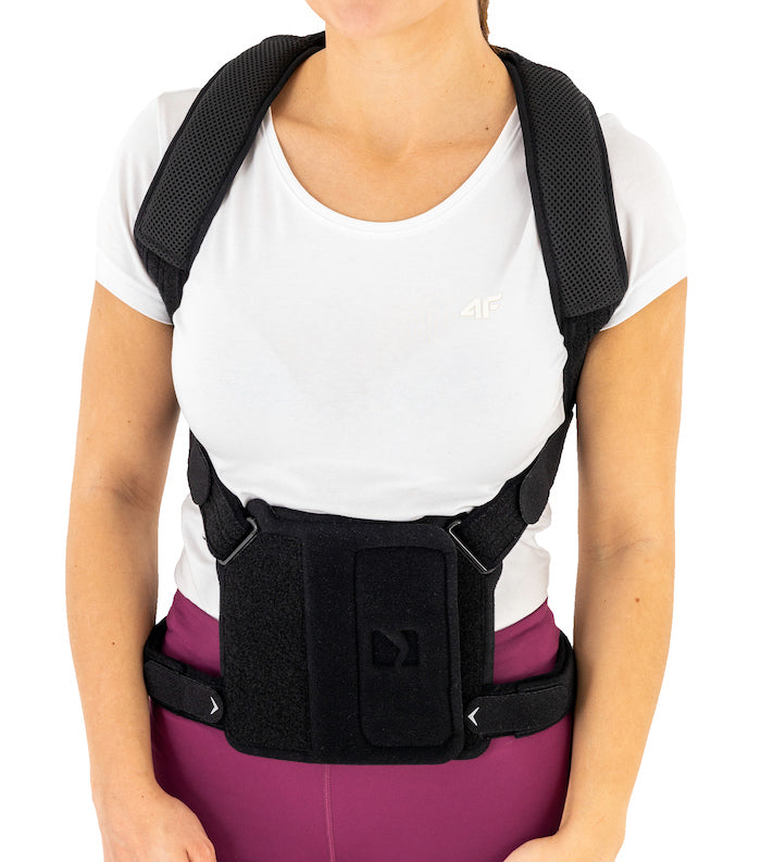 Spinal immobilization and protection corset for the treatment of osteoporosis