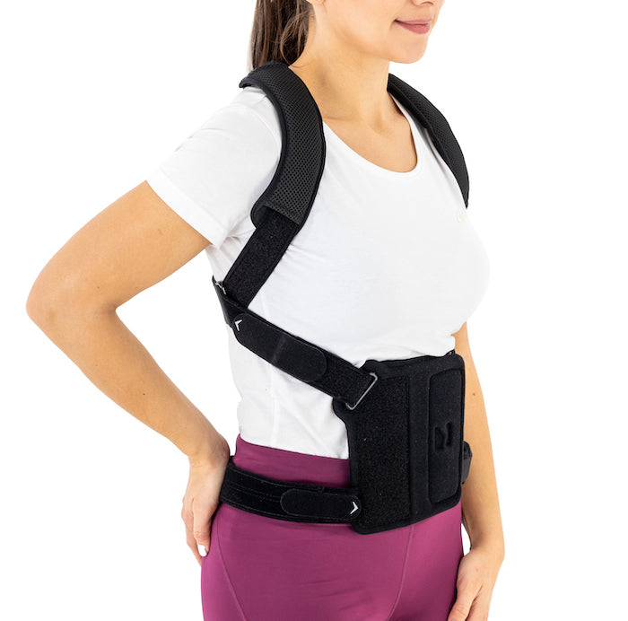 Spinal immobilization and protection corset for the treatment of osteoporosis