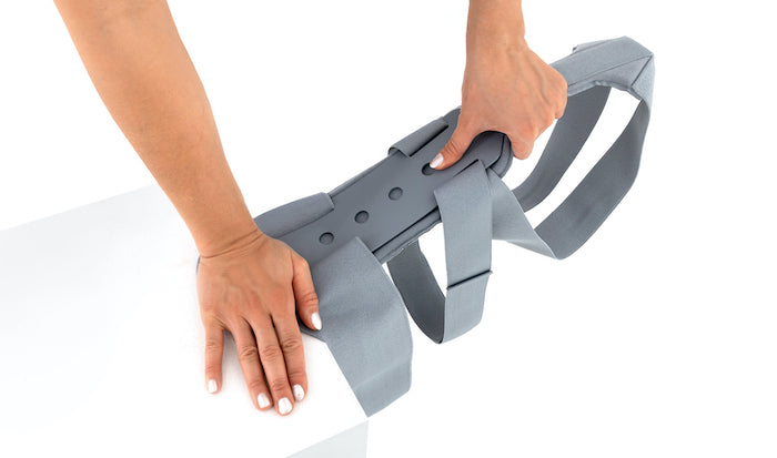Chest pads for immobilization and spinal support corset in hyper-extension CIMHR