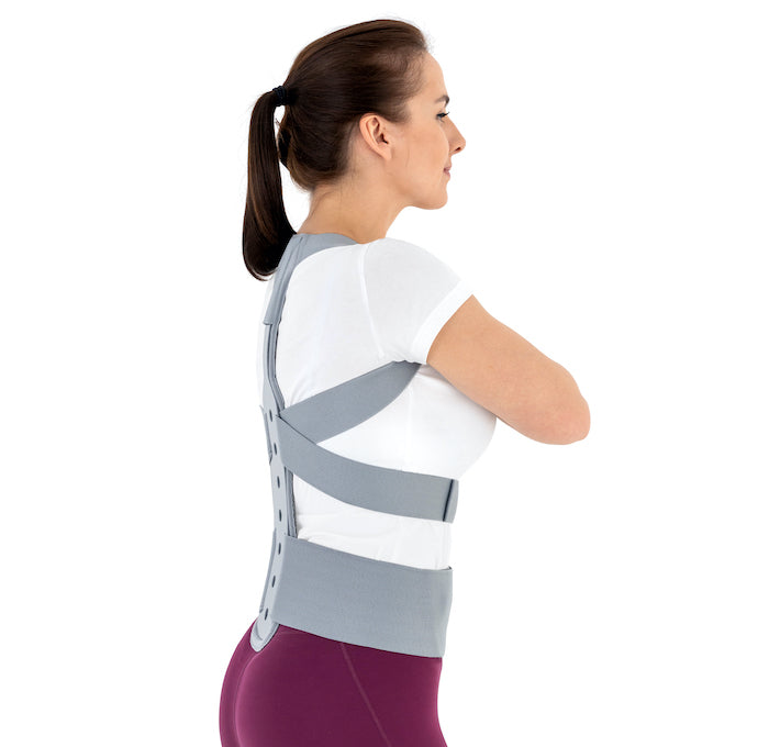 Chest pads for immobilization and spinal support corset in hyper-extension CIMHR