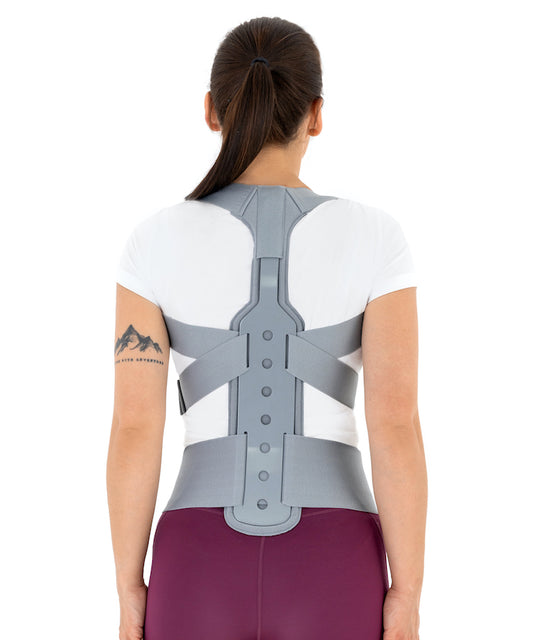 Chest pads for immobilization and spinal support corset in hyper-extension CIMHR