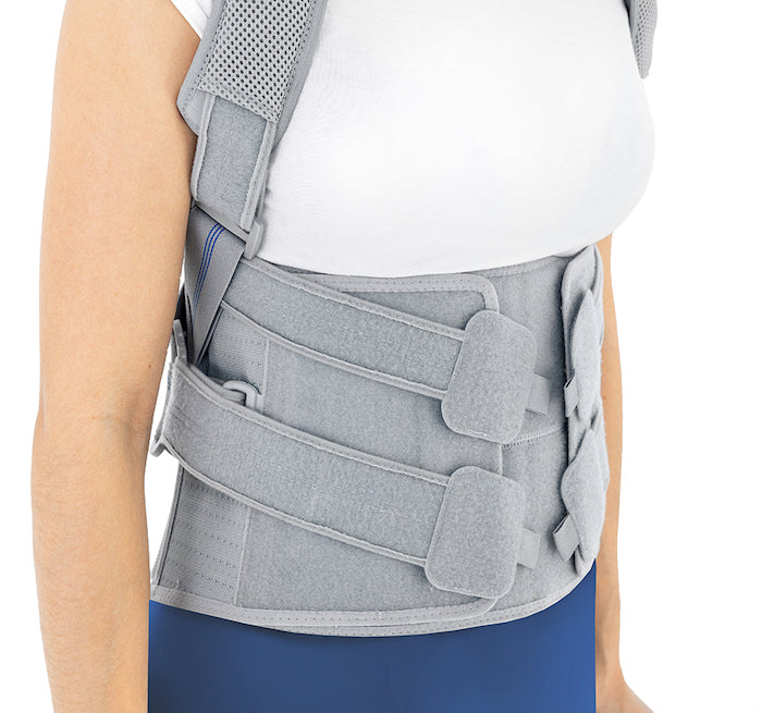 Corset dorso-lombaire d'immobilisation vertébrale renforcée