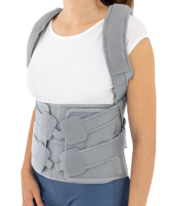 Corset dorso-lombaire d'immobilisation vertébrale renforcée