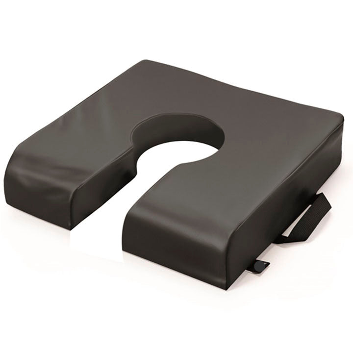 Coussin anti-escarre ouvert en fer à cheval