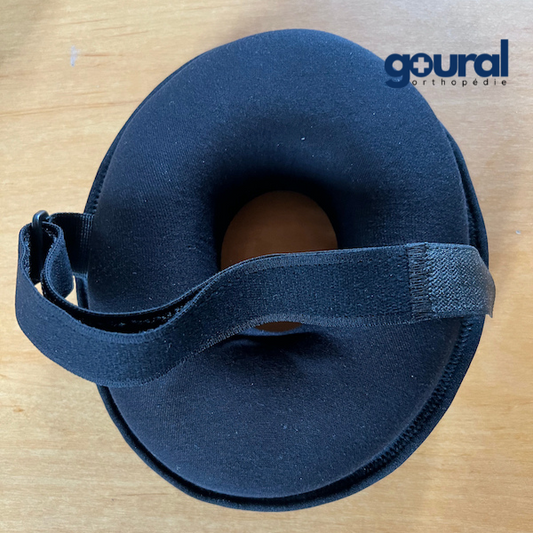 Coussin de décharge et de protection de l'oreille noir