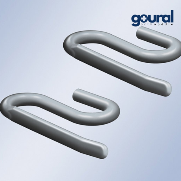"S" hooks for RDP goural foot lifter