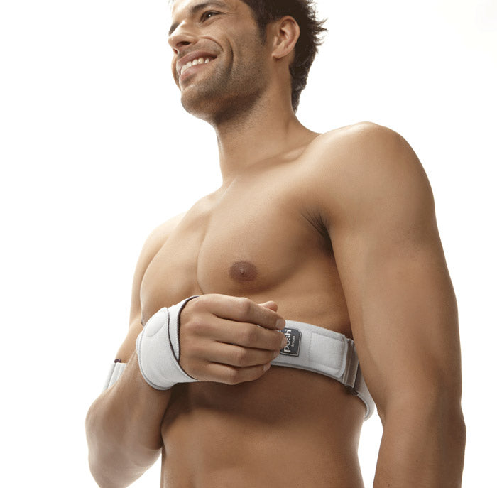 Push med elbow to body shoulder pad