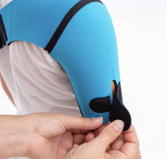 Epaulière pédiatrique de stabilisation réglable au biceps goural