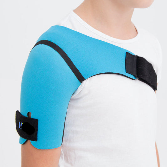 Epaulière pédiatrique de stabilisation réglable au biceps goural