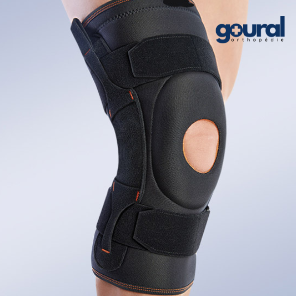 Genu-Tex knee brace with bicentric joints