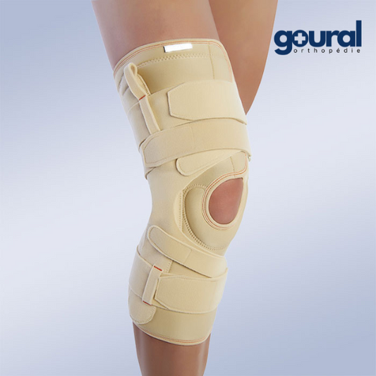 Genu D-charge pneumatic condylar unloading knee brace for gonarthrosis