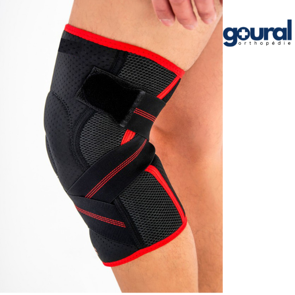 Ligament and Patella Knee Brace with Adjustable Elastic Straps for Anterior Cruciate Ligament (ACL)
