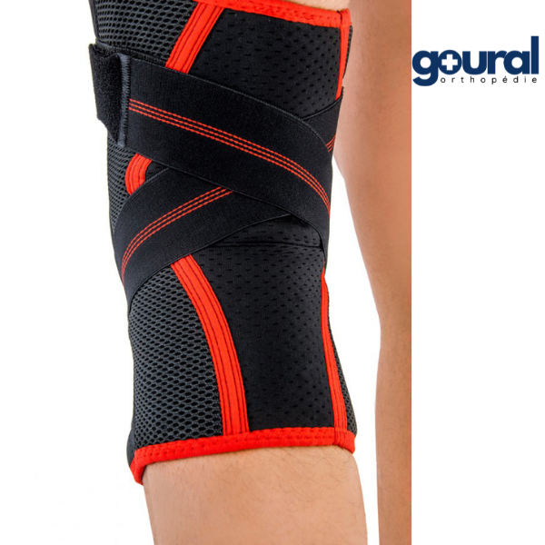 Ligament and Patella Knee Brace with Adjustable Elastic Straps for Anterior Cruciate Ligament (ACL)