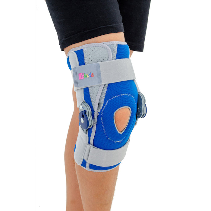 Genouillère-attelle de genou ligamentaire pédiatrique réglable ouverture supérieure