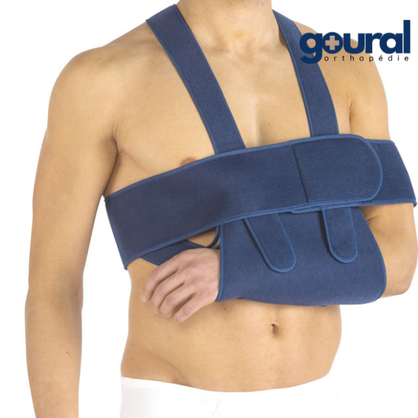 Gilet d'immobilisation scapulo-humérale (coude au corps)