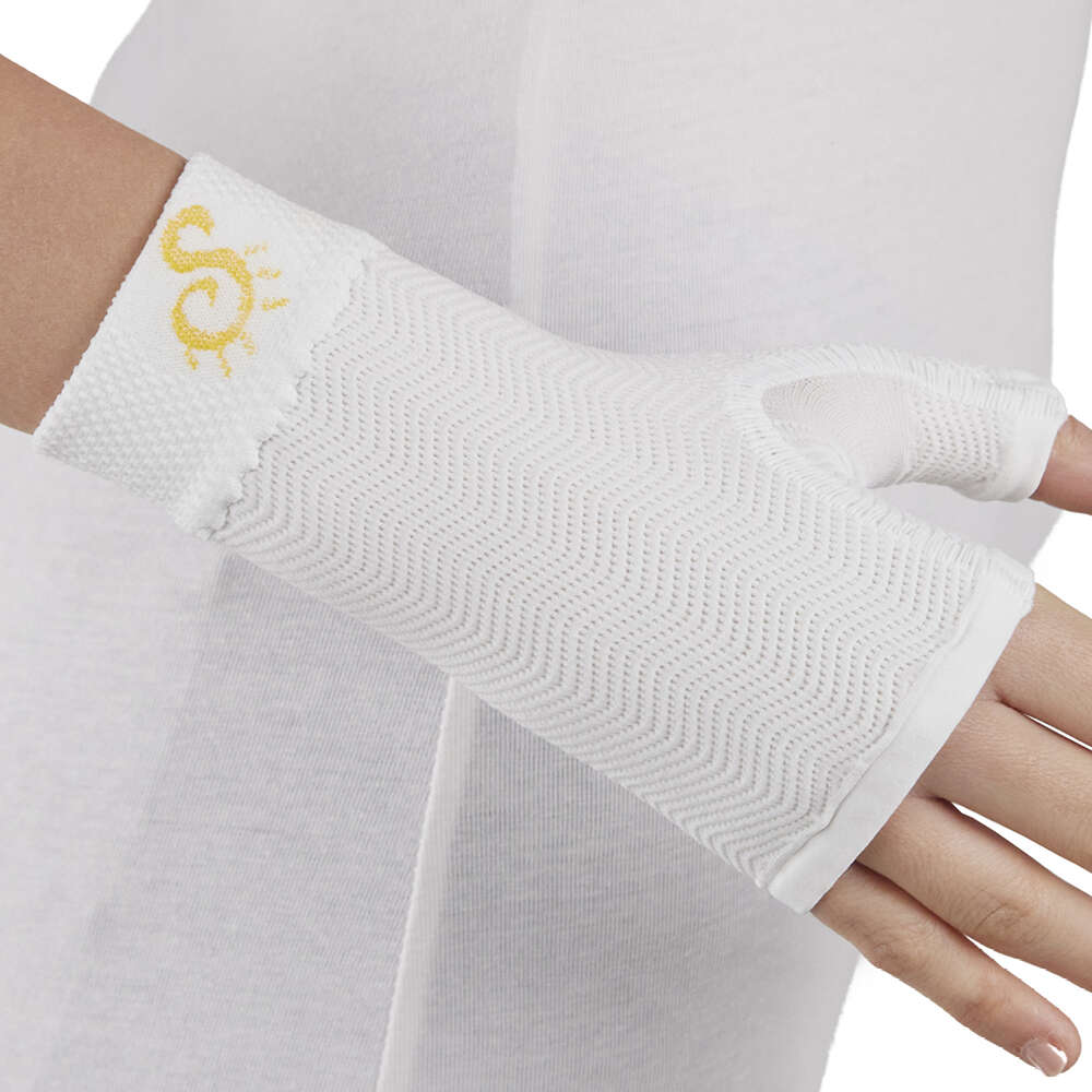 Mitaine compressive pour lymphœdème des membres supérieurs (classe II -23/32 mmHg)