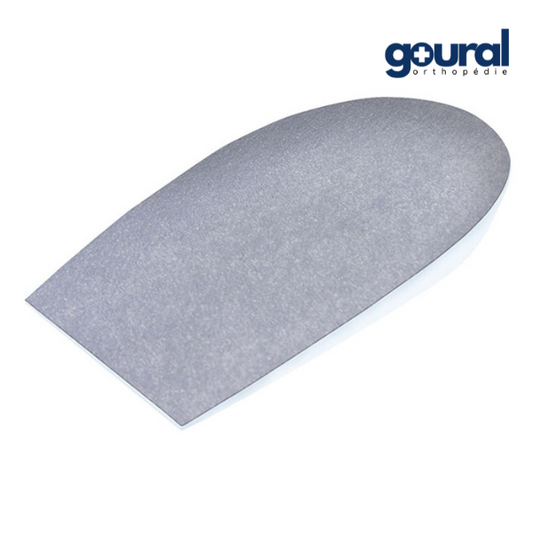 Talonnettes silicone recouvertes de tissus (paire)