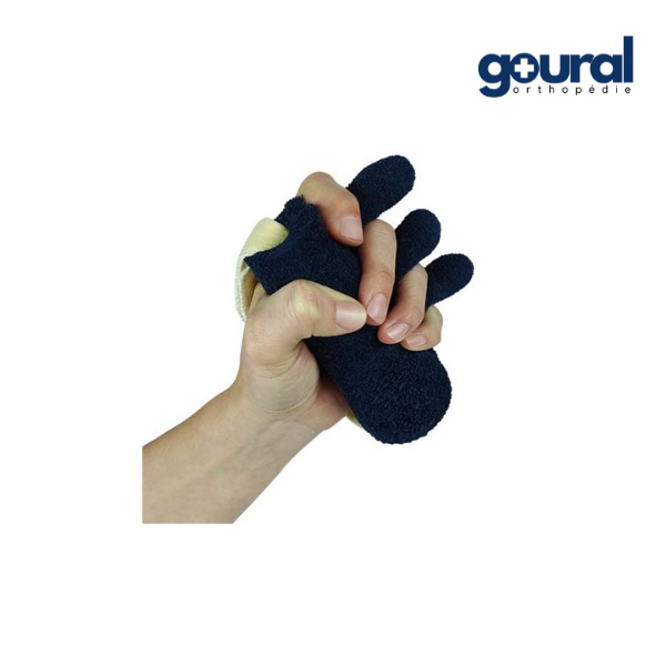 Spastic hand-finger cone orthosis with finger separator
