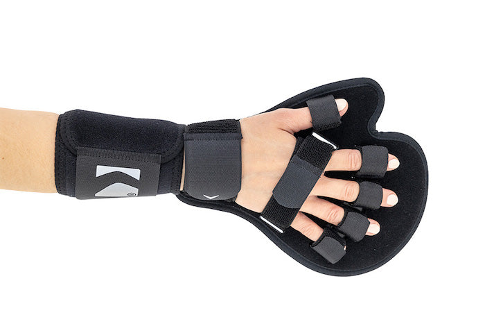 ABS hand orthosis and individual finger positioning version with wrist