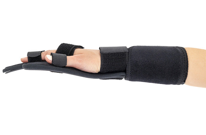 ABS hand orthosis and individual finger positioning version with wrist