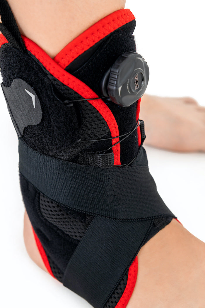Orthèse attelle de stabilisation de la cheville boa/releveur de pied