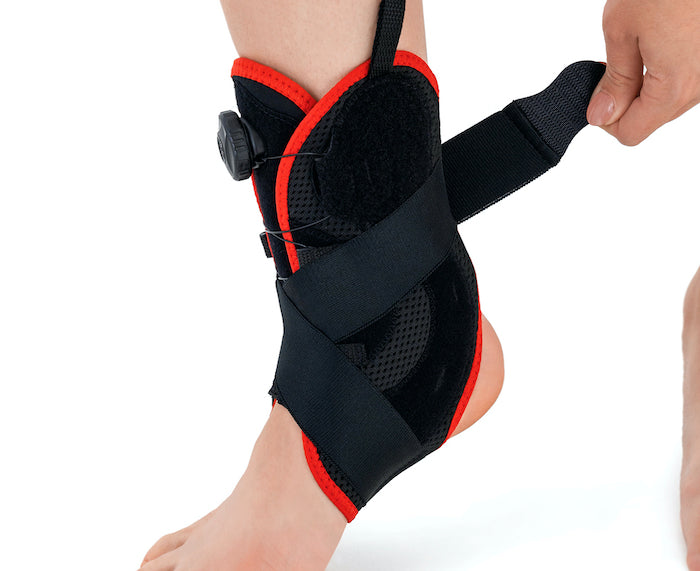 Orthèse attelle de stabilisation de la cheville boa/releveur de pied