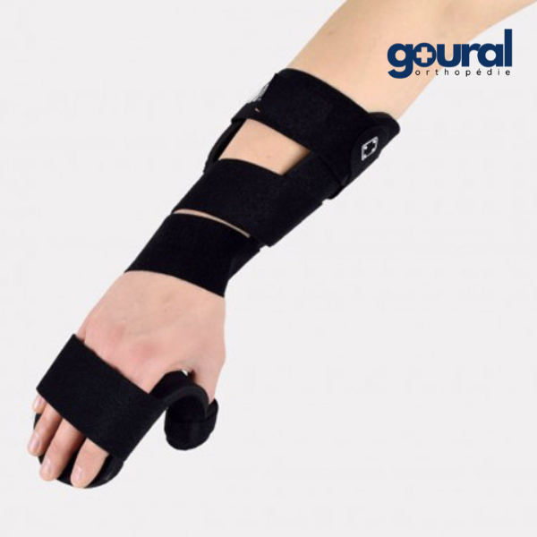 Resting orthosis for spastic hand