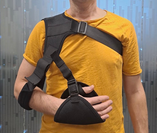 Dynamic sling for hemiplegic (neurological damage to the upper limb)