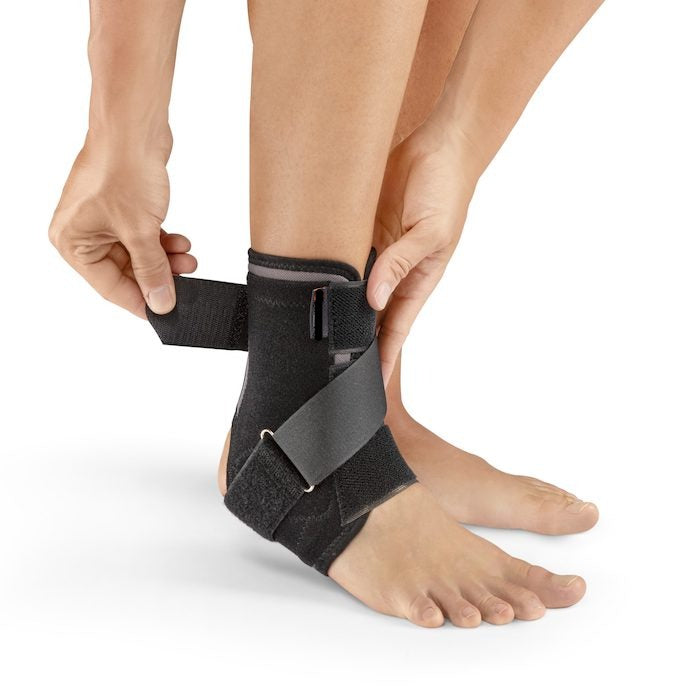 Ankle stabilization orthosis with removable foot lifter
