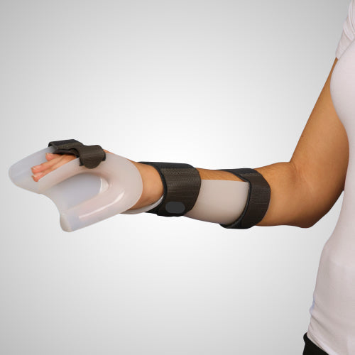 Orthèse de repos poignet main doigts pouce thermoformée