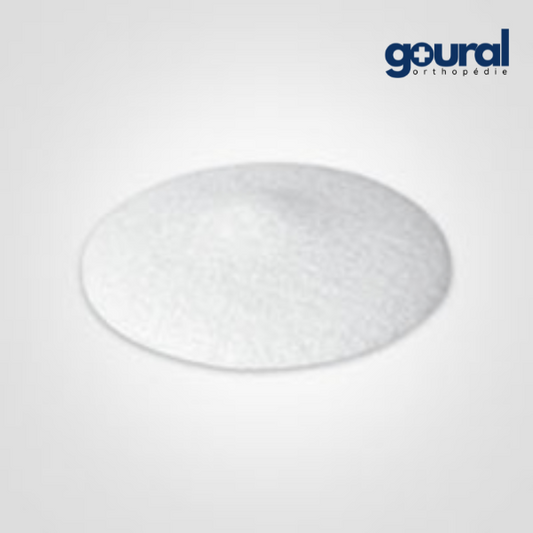 Pelote abdominale concave pour hernie ombilicale