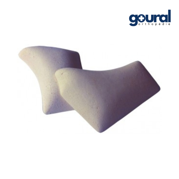 Pelote herniaire anatomique ultra-légère pour bandage et slip herniaires