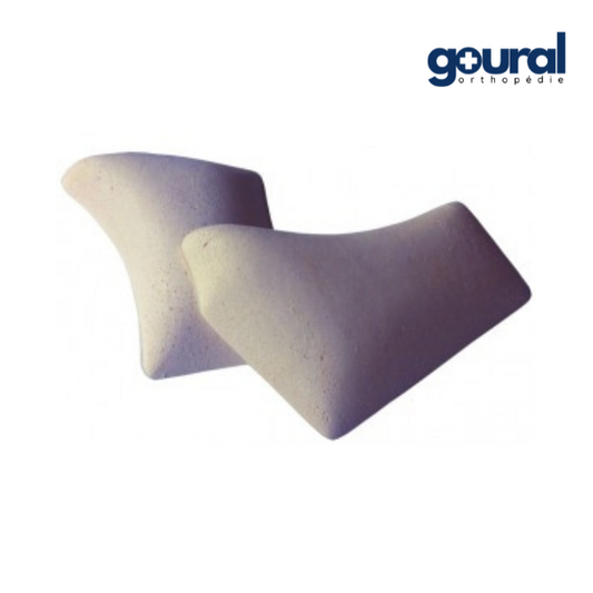 Pelote herniaire anatomique ultra-légère pour bandage et slip herniaires