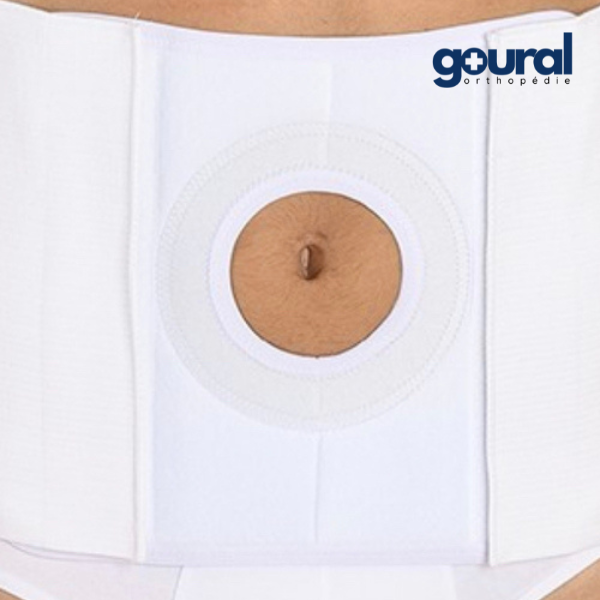 Plastron abdominal pour ceinture pour personnes stomisées Pannello