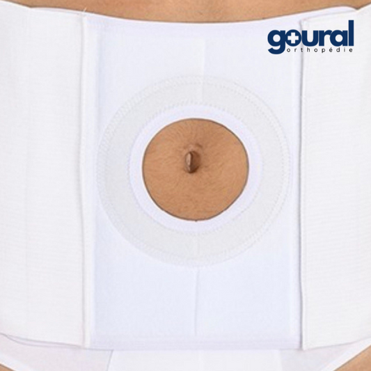 Plastron abdominal pour ceinture pour personnes stomisées Pannello