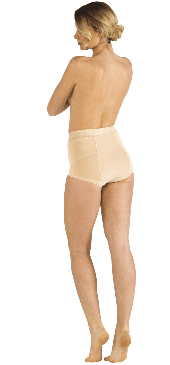 Gaine-slip de maintien abdominal et réduction de hernie inguinale Erniablock Lady