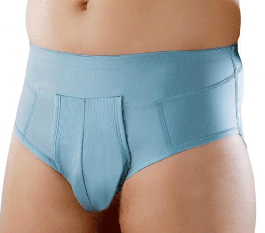 Slip pour réduction des hernies inguinales pour homme ErniaSlip 1 avec pelotes goural