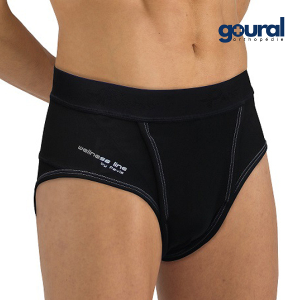Slip pour réduction de hernie inguinale ErniaSlip Nanofeel sans pelote goural