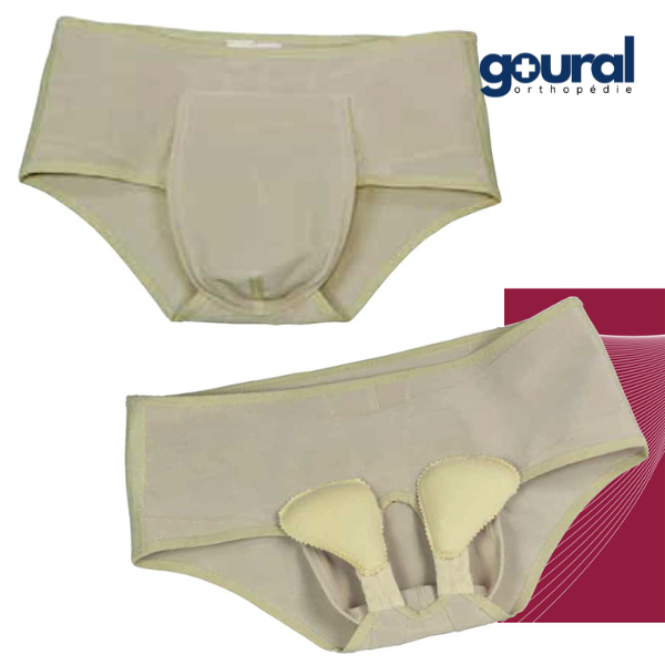 OpenAll Inguinal Hernia Reduction Briefs with Anterior Urination Opening