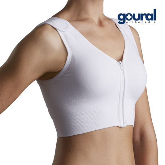 Soutien-gorge post-op sans couture zip bra II