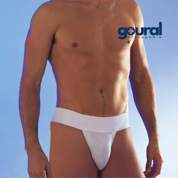 Soutien des parties génitales de l'homme en coton avec filet hygiénique anti-transpiration