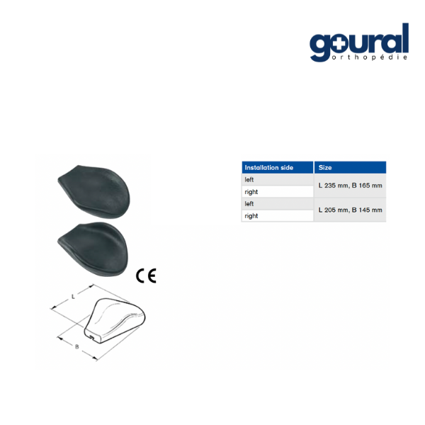 Support de main extenseur de paume pour fauteuil roulant