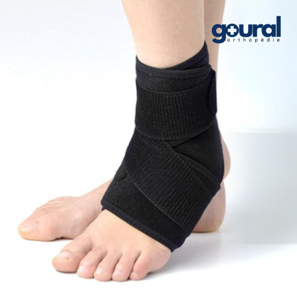 Fully opening ligament ankle brace