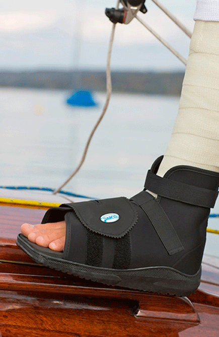 Chaussure à plâtre résine ou pour attelle de pied SlimLine Cast Boot
