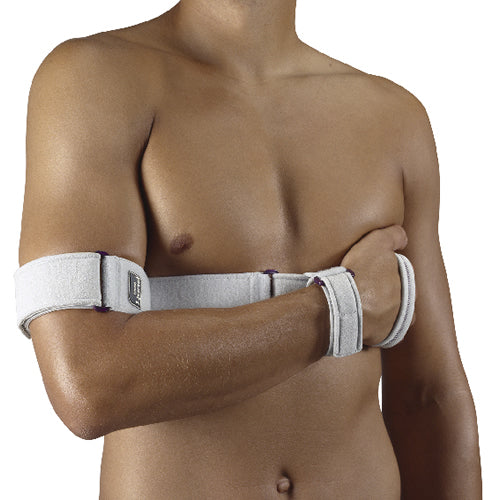 Push med elbow to body shoulder pad